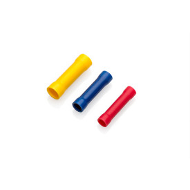 YBC68 - Yellow Butt Connector 6.8mm, Pack of 100