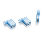 BF66FIFLAG - Blue Insulated Flag Terminals, Pack of 100