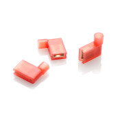 RF66FIFLAG - Red Insulated Flag Terminals, Pack of 100