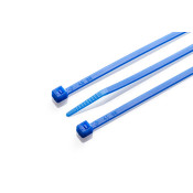 HFC140-BLU-C - 140 x 3.6mm Blue Cable Tie - Pack of 100