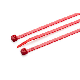 HFC200-RED-C - 200 x 4.8mm Red Cable Tie - Pack of 100