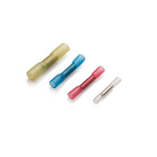HSB0.5-C - White Heatshrink Butt Connector for Wire Size 0.1-0.5mm, Pack of 100