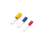 Yellow Hooked Blade Terminal 3.0mm Blade, Pack of 100
