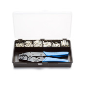 KIT-BUTT1 - Copper Tube Butt Terminal Kit, Crimp Tool and Assorted Terminals