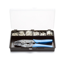 KIT-BUTT1 - Copper Tube Butt Terminal Kit, Crimp Tool and Assorted Terminals