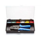 KIT-CEF01G - Cord End Ferrule Kit, Crimp Tool and Assorted German Terminals