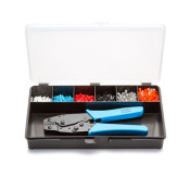 KIT-CEF1F - Cord End Ferrule Kit, Crimp Tool and Assorted French Terminals