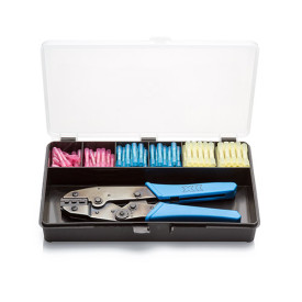 KIT-HSB - Heat Shrink Butt Kit, Crimp Tool and Red, Blue and Yellow Heat Shrink Butts