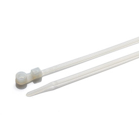 MT300-NAT-C - 305 x 7.6mm Natural Screw Mount Cable Tie, Pack of 100