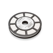 PO068-W-DISC - Profile for Carrier Strips, 4.5m Disc, White