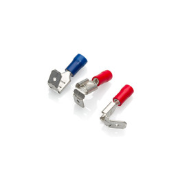 BPB63VR - Blue Piggy Back Connector for 6.3mm Tab, Pack of 100