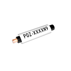 POZ06-W - Halogen Free Wire Marker Profile, White