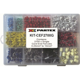 KIT-CEF2700-G - 3 or More Kits, Single Ferrule Kit (German), from 0.25mm² to 10mm²