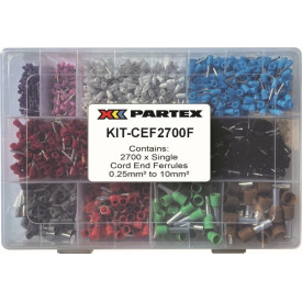 KIT-CEF2700-F - 3 or More Kits, Single Ferrule Kit (French), from 0.25mm² to 10mm²