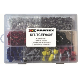 KIT-TCEF940-F - Twin Ferrule Kit (French), from 0.5mm² to 10mm²