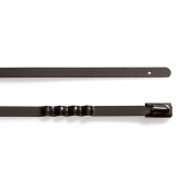 SSTCZ2316 - 200 x 4.6mm Stainless Steel Spring Cable Tie (Coated), Pack of 100