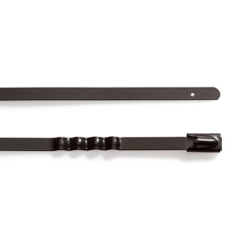 SSTCZ2316 - 200 x 4.6mm Stainless Steel Spring Cable Tie (Coated), Pack of 100