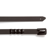 SSTCZ3316H - 260 x 7.9mm Heavy Duty Stainless Steel Spring Cable Tie (Coated), Pack of 100