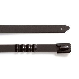 SSTCZ4316H - 360 x 7.9mm Heavy Duty Stainless Steel Spring Cable Tie (Coated), Pack of 100