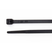 HFC140-BLK-C - 140 x 3.6mm Black Cable Tie - Pack of 100