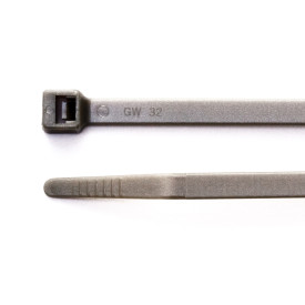 HFC300-SIL-C - 300 x 4.8mm Silver Cable Tie - Pack of 100