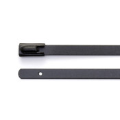 SSTC4316 - 360 x 4.6mm Stainless Steel Cable Tie (Polyester Coated), Pack of 100