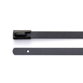 SSTC3316* - 260 x 4.6mm Nylon Coated Stainless Steel Cable Tie, Pack of 100