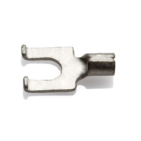 UBFS32 - Uninsulated Flanged Spade to fit 3mm Stud, Conductor Size 1.5-2.5mm, Pack of 100