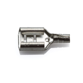 URF66 - Uninsulated Female Push-On Connector 6.3mm, Conductor Size 0.5-1.5mm, Pack of 100