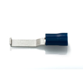 Blue Hooked Blade Terminal 3.0mm Blade, Pack of 100