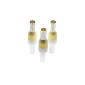 CEF1012G-C - 10.0mm Cord End Ferrule, Ivory, 100 Pieces