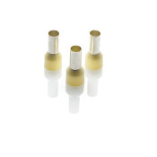 CEF1612F-C - 16.0mm Cord End Ferrule, Ivory, 100 Pieces