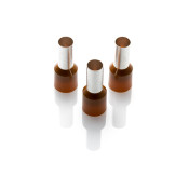 CEF25016G-C - 25.0mm Cord End Ferrule, Brown, 100 Pieces