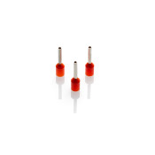 CEF508G-C - 0.5mm Cord End Ferrule, Orange, 100 Pieces
