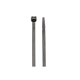 MB280I-BLK-C - 280 x 3.5mm Black Metal Barbed Cable Tie, Pack of 100