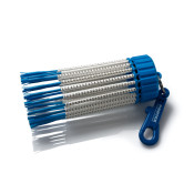 MDH20-BW - Cable Marker Keyring, PA1 (Size C) Black on White