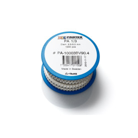 PA1-RBW - (Size C) Black on White, Reel