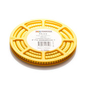 PA2-CBY - (Size D) Black on Yellow, Compactadisc