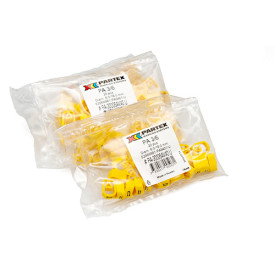 PA3-MBY - (Size E) Black on Yellow, 100pcs