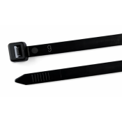 HFC150H-BLK-C - 150 x 7.6mm Black Heavy Duty Cable Tie - Pack of 100
