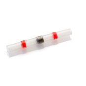 SHSB2 - Red Heatshrink Solder Butt Connector for Wire Size 0.5-1.5mm, Pack of 25