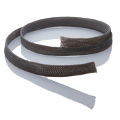 SUP10-CMGRY - 10mm Grey Braided Cable Sheathing, 100m Roll