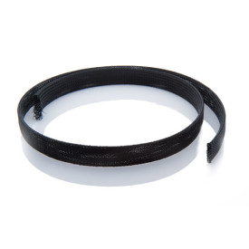 SUP12-10MBLK - 12mm Black Braided Cable Sheathing, 10m Roll