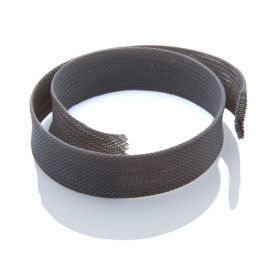 SUP20-CMGRY - 20mm Grey Braided Cable Sheathing, 100m Roll