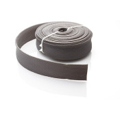 SUP30-CMGRY - 30mm Grey Braided Cable Sheathing, 100m Roll