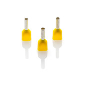 TCEF108G-C - 1.0mm Twin Cord End Ferrule, Yellow, Pack of 100