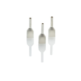TCEF508F-C - 0.5mm Twin Cord End Ferrule, White, Pack of 100