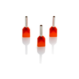TCEF508G-K - 0.5mm Twin Cord End Ferrule, Orange, Pack of 1000