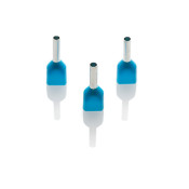 TCEF7508D-C - 0.75mm Twin Cord End Ferrule, Blue, Pack of 100