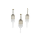 TCEF7508G-C - 0.75mm Twin Cord End Ferrule, White, Pack of 100